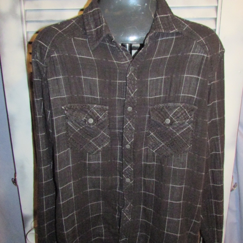 Buckle Med Slim Fit Med flannel - Picture 2 of 6